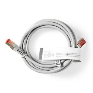 Cable réseau RJ45 2m standard UTP gris