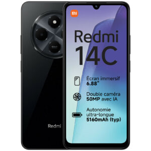 Redmi 14C 8go / 256go Noir, Garantie 2ans.